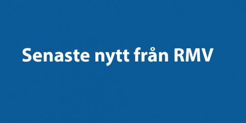 Senaste nytt från RMV